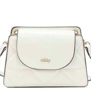 White Quilted Crossbody Bag